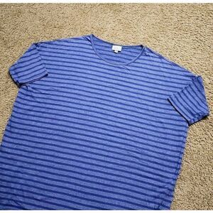 LulaRoe Blue Short Sleeve T-Shirt  Medium -Q